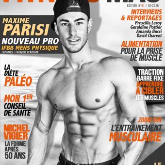 magazine Fitness mag Octobre 2016 avec Maxime Parisi