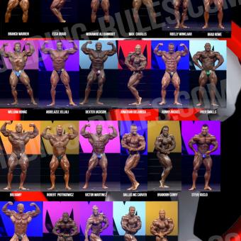 Mr olympia 2015  comparaisons- 1ere partie 